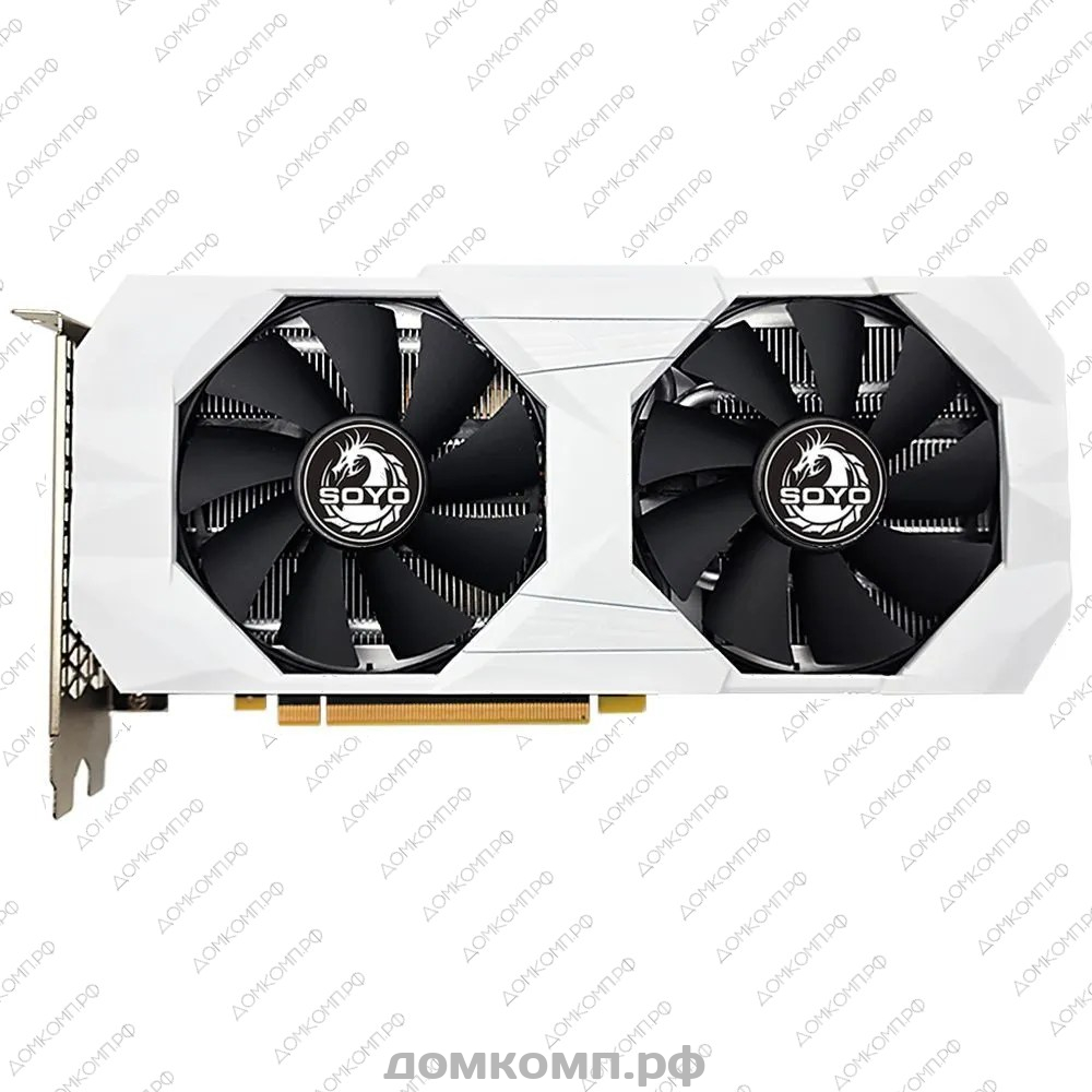 Игровая Видеокарта SOYO GeForce RTX 2060 Super DUAL 8G  [SY-DUAL-R2060S-8GD6] в Оренбурге недорого — купить в домкомп.рф